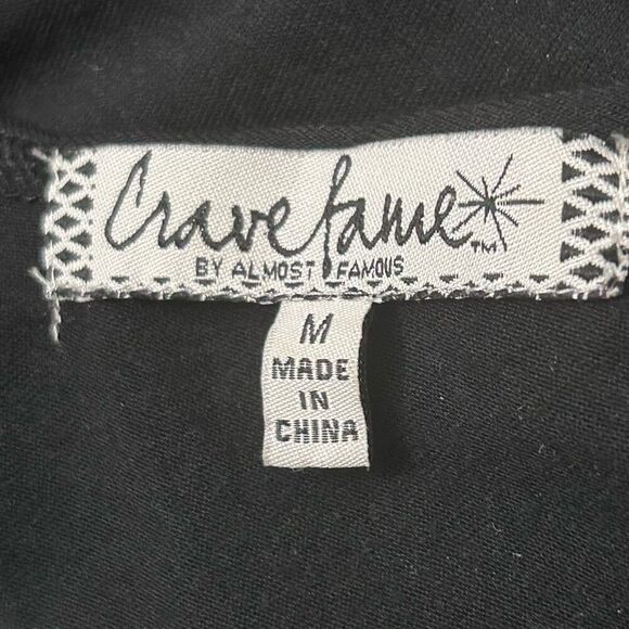 Crave Fame By Almost Famous Tank Top Women's Medium Rainbow Striped Sequined - Picture 13 of 15